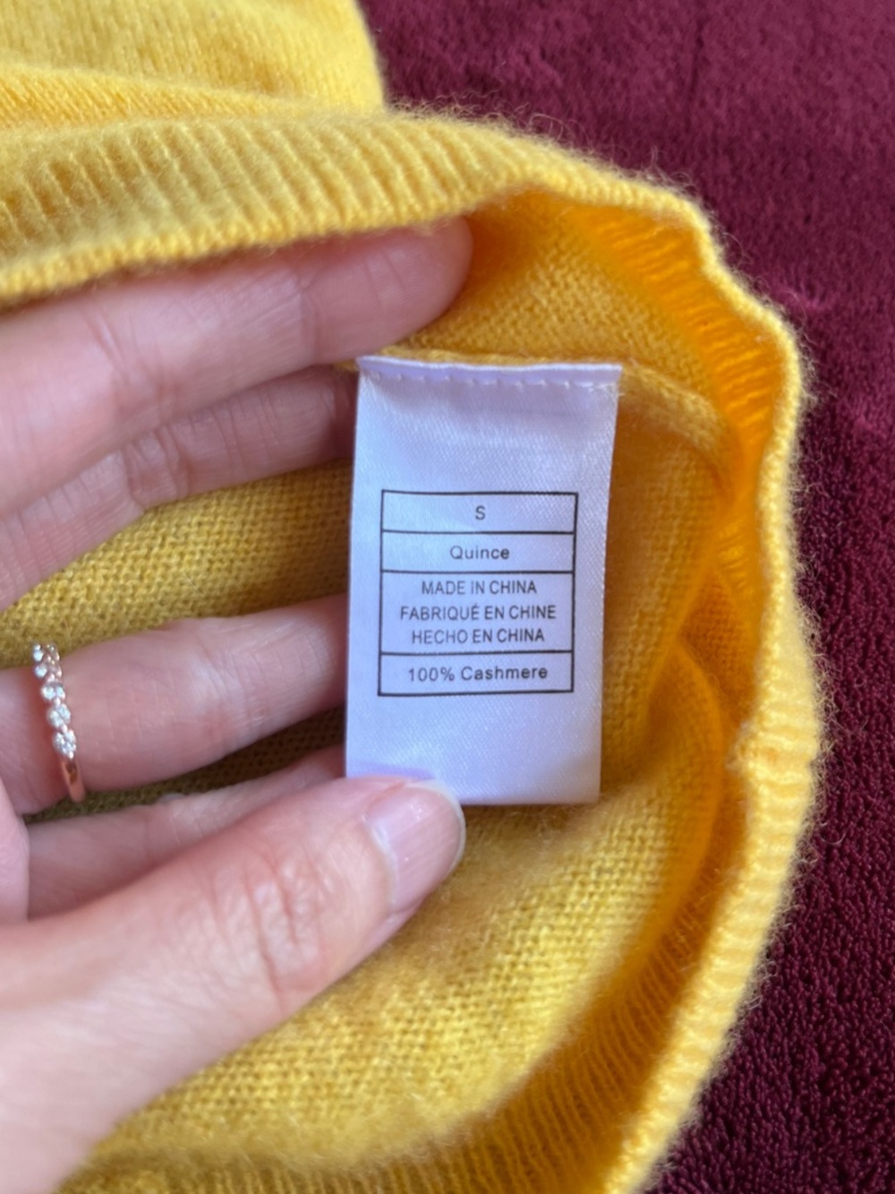 Quince Women's Short Sleeve Crewneck Sweater - Yellow - Picture 8 of 12